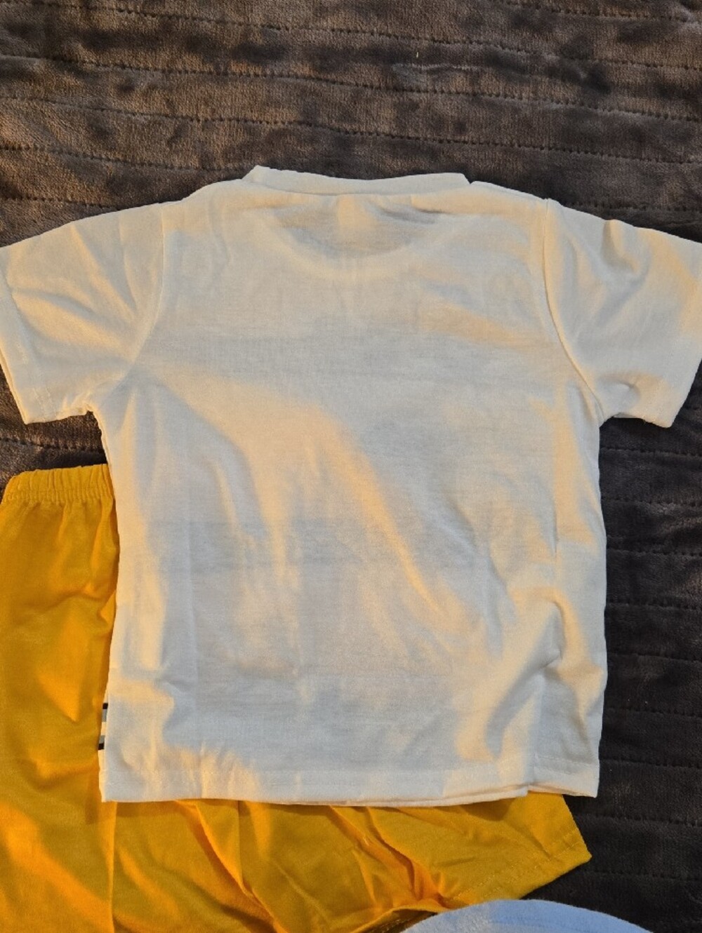 Kids' Yellow Truck & White Tee Matching Set - Picture 4 of 5